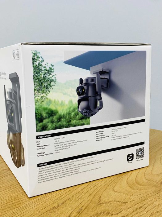 Cameră de Supraveghere XO CR04 Wi-Fi Full - HD  Rezistentă la apă