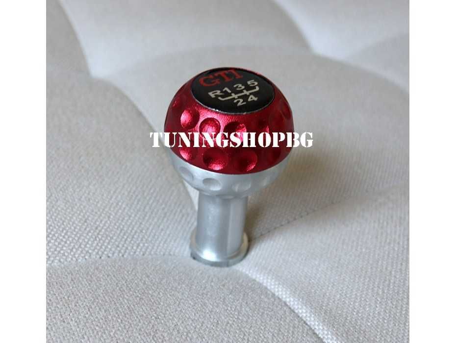 ЛИКВИДАЦИЯ! Топка за скорости GOLF GTI SPECIAL ! Червена или Синя!