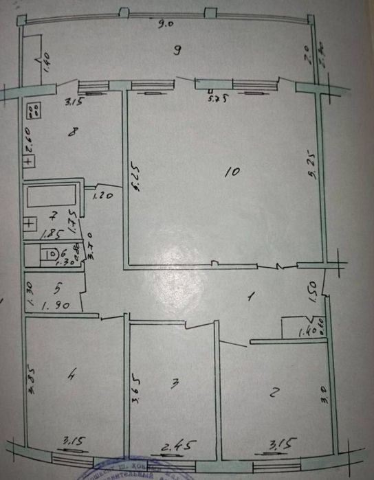 5-Комн. 2-Этаж. 109м². Разделка. Улучшенка. Ттз-4.