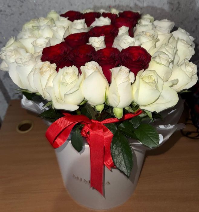 Роза 51шт; З букв•