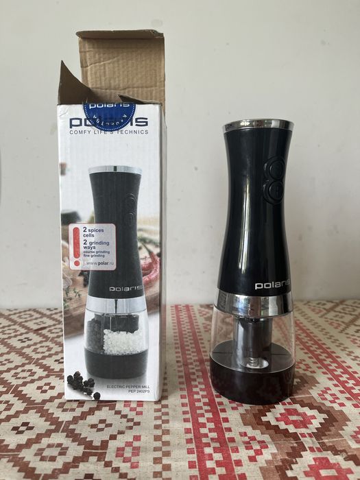 Мельница для 2 специй на батарейках