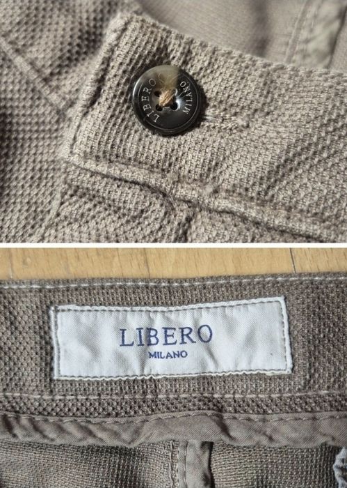 Pantaloni Premium Libero Milano Slim Fit, Made in Italy, Bărbați - 56