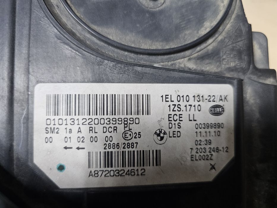 Десен фар BMW 5 F10 desen far бмв 5 ф10