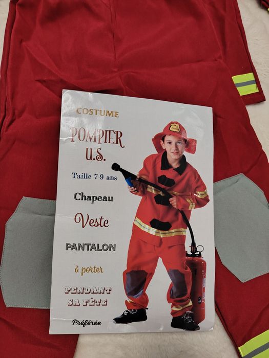 Costum pompier Halloween 7-9ani