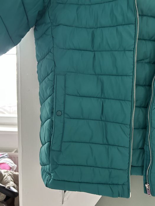 Geaca intermediara marca Pull&Bear culoare verde marimea S