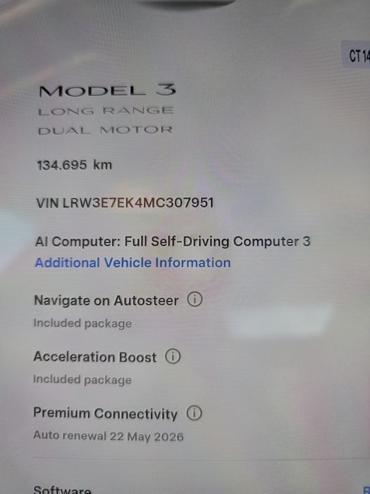 Tesla Model 3 2021 LR/Autopilot îmbunătățit/boost de accelerație/pachet vreme rece