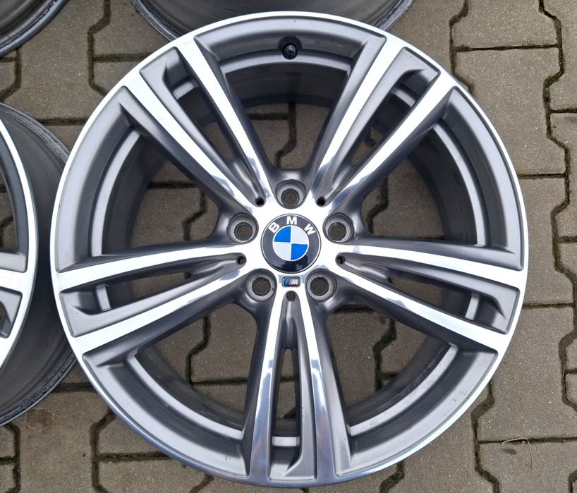 Jante BMW M pe 19 Diamond Cut originale 3 F30 4F32 roti anvelope jenti