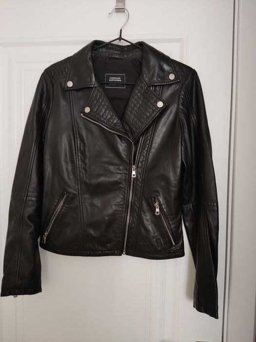 Куртка кожаная женская