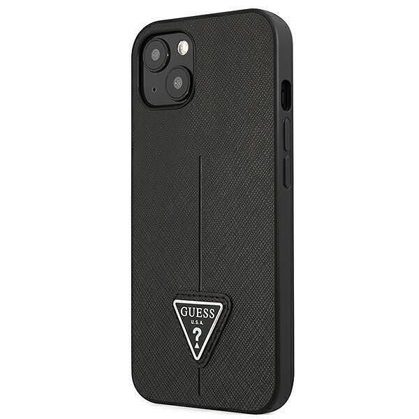 Guess hardcase saffianotriangle logo - дизайнерски кожен кейс за iphon