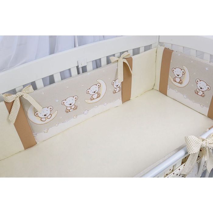 Lenjerie de pătuț pentru bebeluși 120*60 cm 8 piese