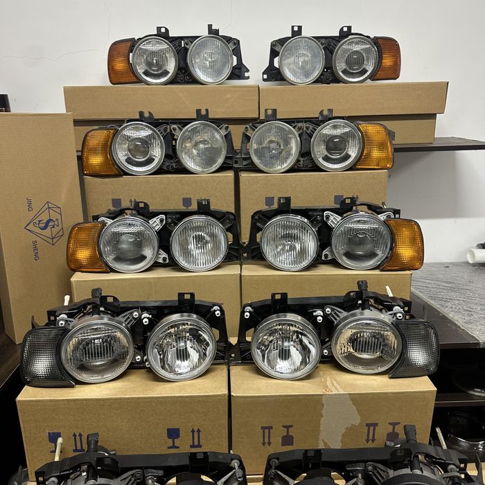 Передние фары на bmw e34