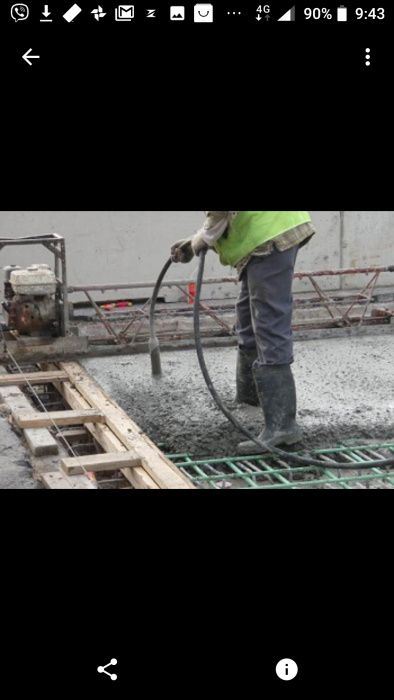 Иглен вибратор и Вибромастар за бетон под наем