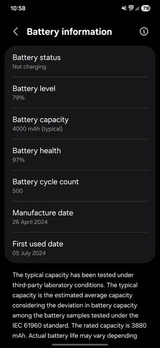 SAMSUNG Galaxy s24 Черен 256 GB Отлично Състояние