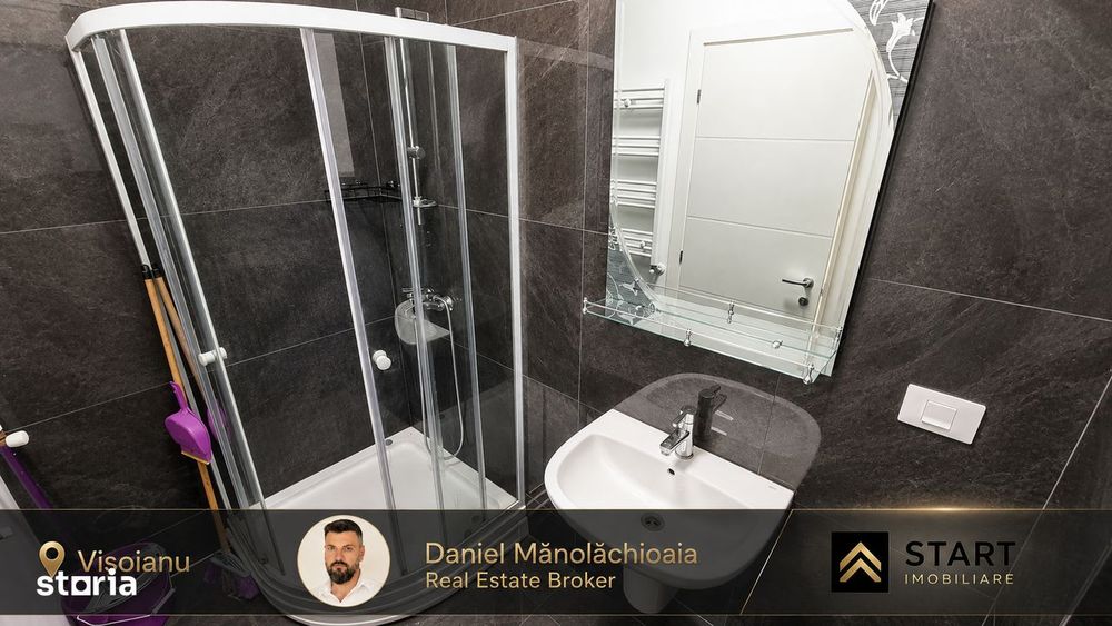 Apartament 1 Cameră Decomandat de închiriat – Cartier Visoianu, etaj 1