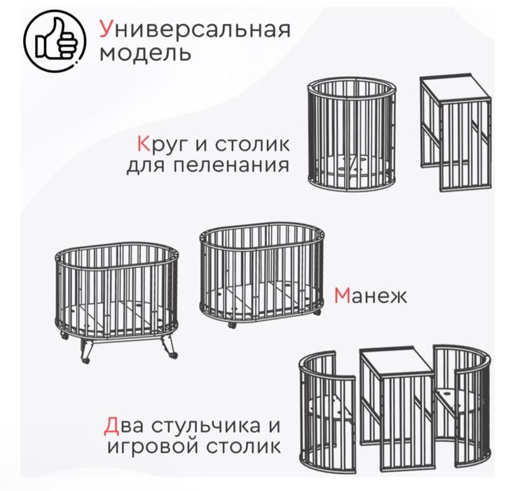 Детская кровать 0+