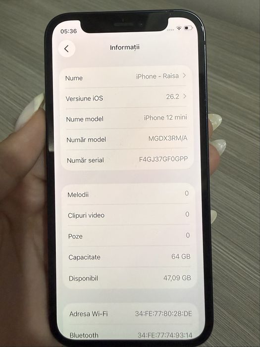 iPhone 12 mini + 2 huse