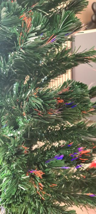 Brad artificial cu fibra optica 170 cm