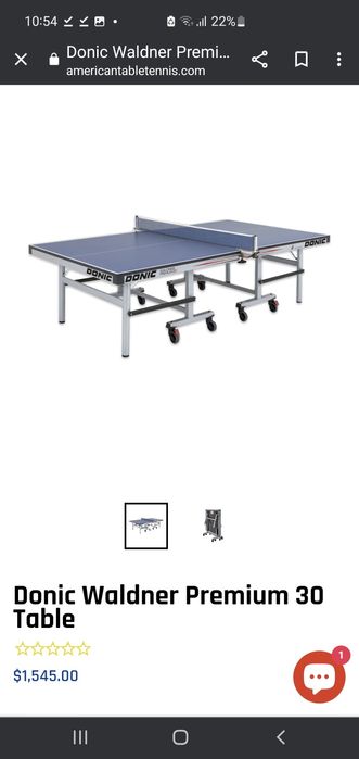 Stol tennis . Donic . Table tennis . Настольные теннис