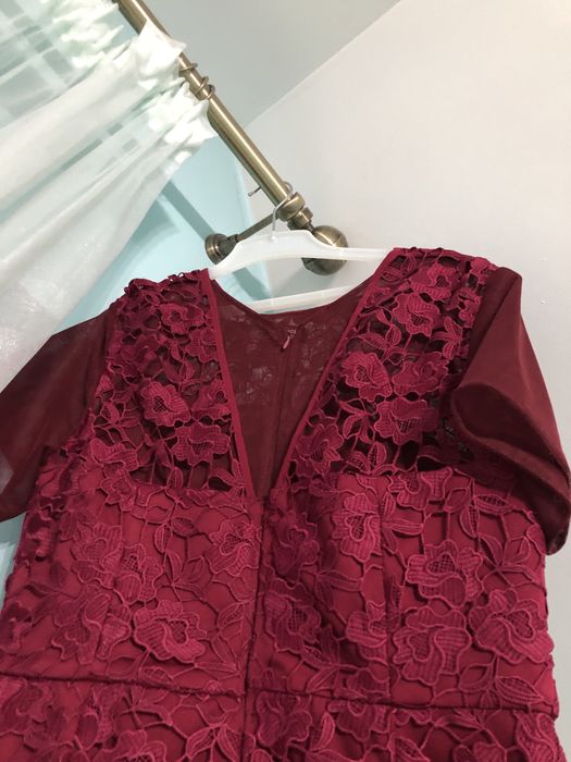 Rochie dama cul burgundy