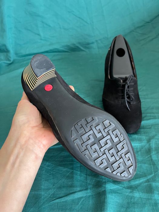 Ghete Camper, negre, din piele întoarsă, nr 36