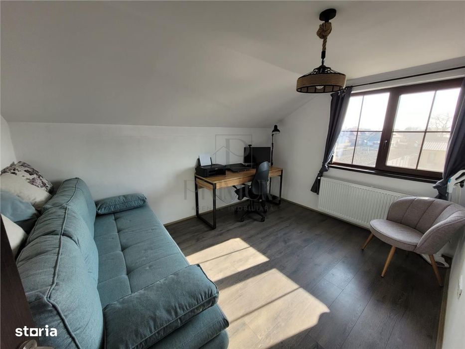 Duplex mobilat si utilat - perete dublu - teren 544 mp