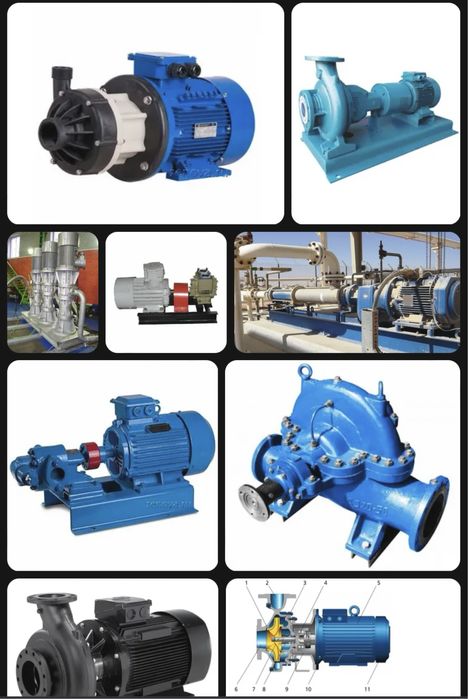 Ремонт промышленных насосов