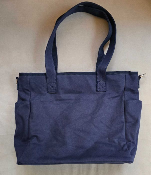 Чанта за количка в тъмносин цвят + кукички за закачане на дръжката