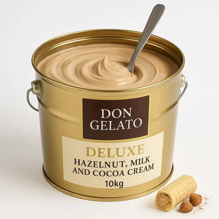 Крем пълнеж с лешници, мляко и какао Don Gelato | 1 кг / 3 кг / 10 кг