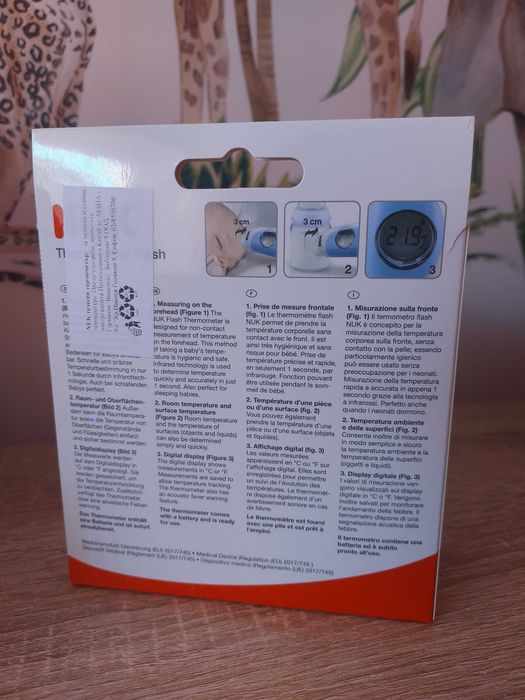 Безконтактен термометър Nuk - Flash