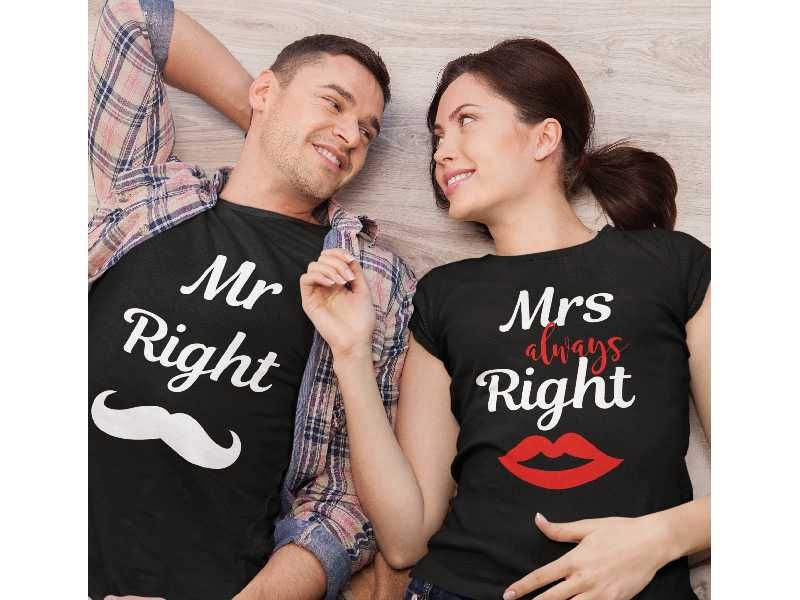 Тениски за влюбени двойки 6 модела