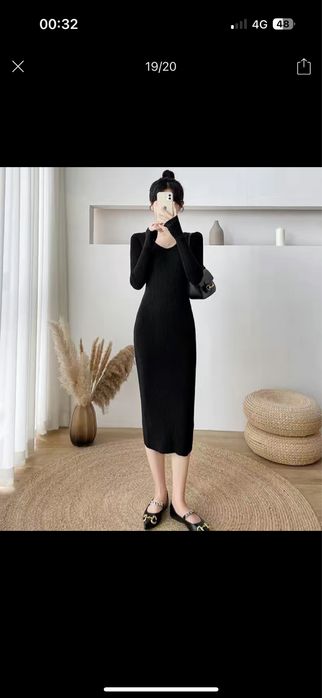 Черное платье лапша