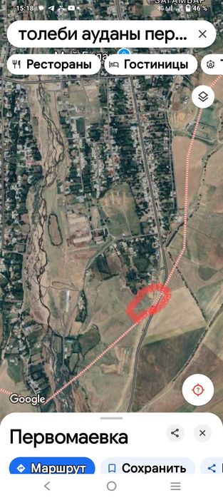 Обменяю участок в городе Шымкент