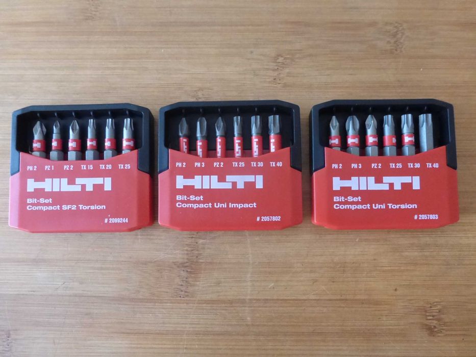 Комплект битове HILTI ХИЛТИ 3 вида гр. София Лозенец • OLX.bg