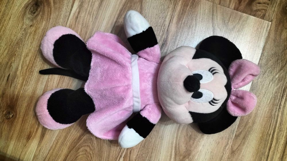 Minnie Mouse jucarie plus Disney roz/negru 40 cm