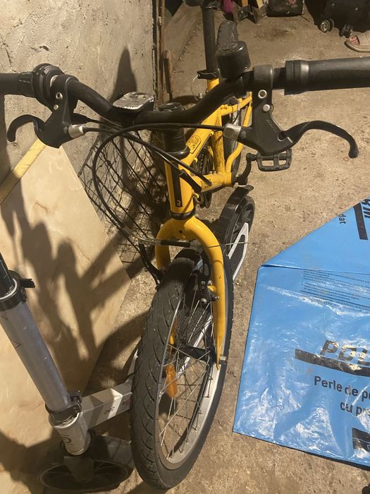 Bicicleta copil galbena