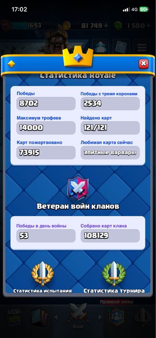 Clash Royale 14к кубков