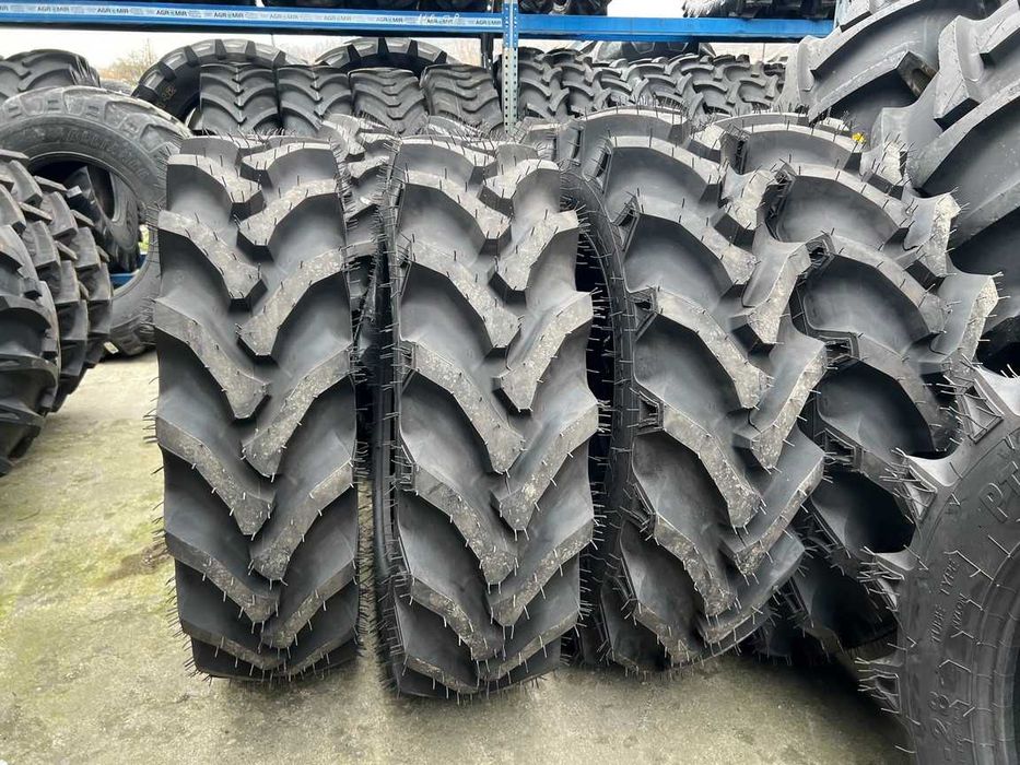 Cauciucuri noi 13.6-28 cu 12 pliuri pentru tractor cu livrare rapida