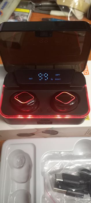 2025 Нови TWS безжични слушалки с LED дисплей,