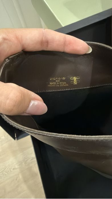 Сапоги Zara кожа