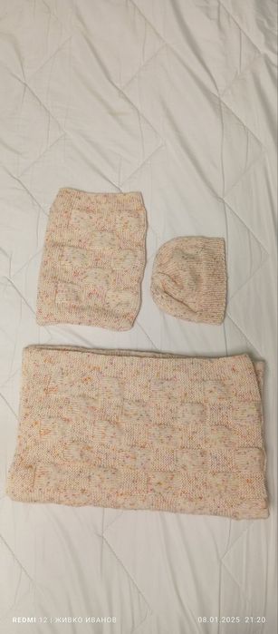 Плетена пелена за бебе