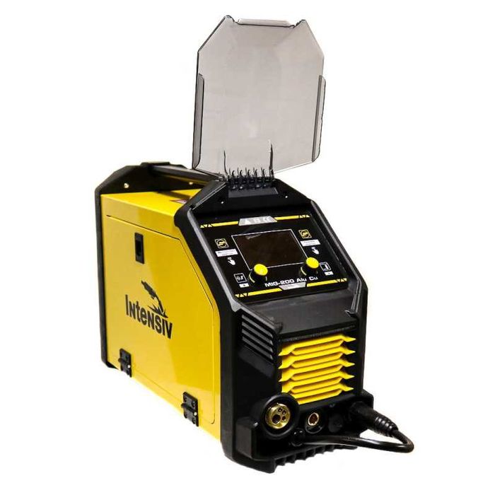 Pachet aparat sudura MIG 200 Alu INTENSIV + tub 8L + ceas + sarma