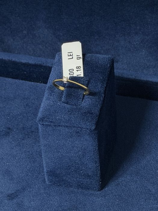 Inel aur 18K 1.18gr diamant