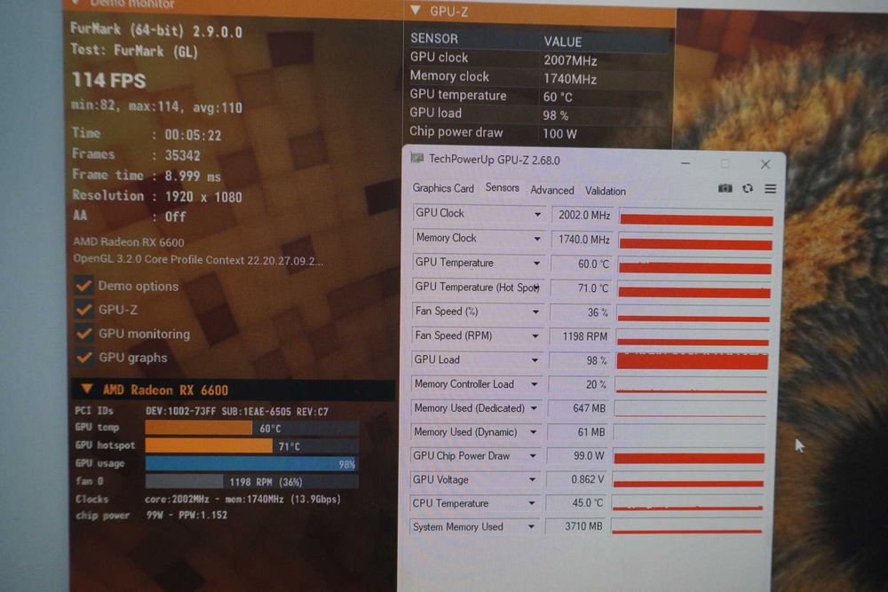 RX 6600 8GB XFX Swift AMD Radeon видеокарта/ вкл. ДДС