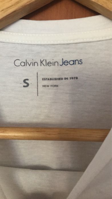 Tricou C.K Jeans alb