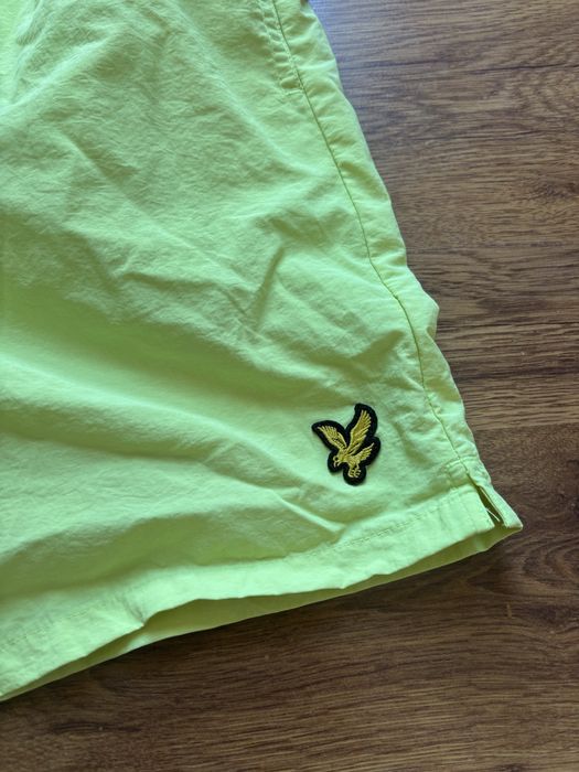 Lyle & Scott шорти / къси панталони / бански неоново зелено