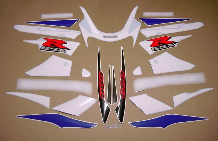 Стикери Сузуки 600 GSXR 2001-2002г Suzuki GSX-R к1 к2 k1 k2 лепенки
