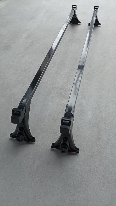 Pajero поперечные релинги на водостоки  багажник на крышу паджеро