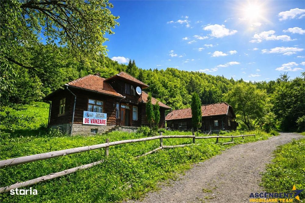 FILM! Proprietate autentica, Bran-Simon, 4.300 mp teren, casa traditio