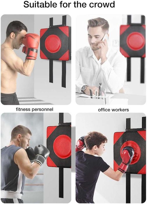 Perna de box cu montaj pe perete tinta de antrenament fitness 30x30x10 ...