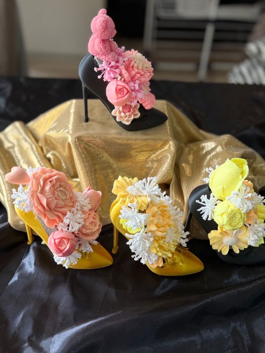 Подарък за 8 март букети от глицеринов сапун